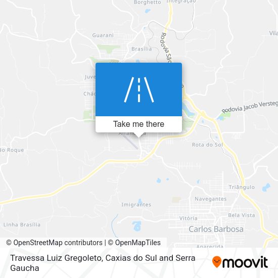 Travessa Luiz Gregoleto map