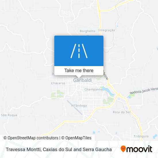Travessa Montti map