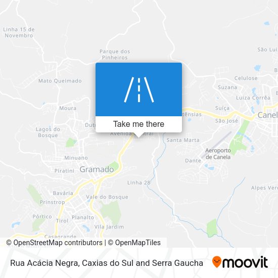 Rua Acácia Negra map