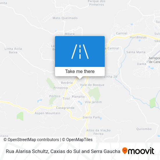 Rua Alarisa Schultz map