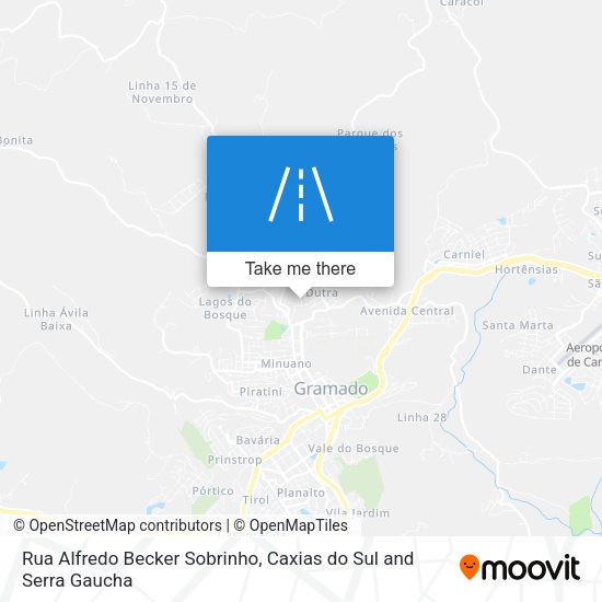 Rua Alfredo Becker Sobrinho map