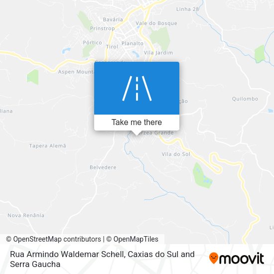 Rua Armindo Waldemar Schell map