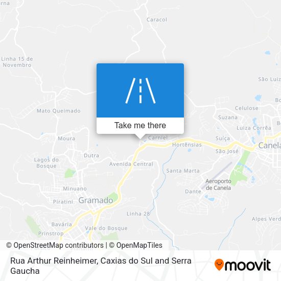 Rua Arthur Reinheimer map