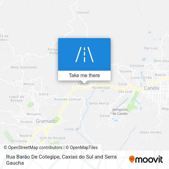 Rua Barão De Cotegipe map