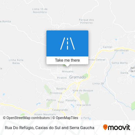 Rua Do Refúgio map