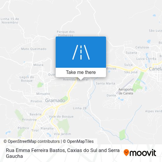 Rua Emma Ferreira Bastos map