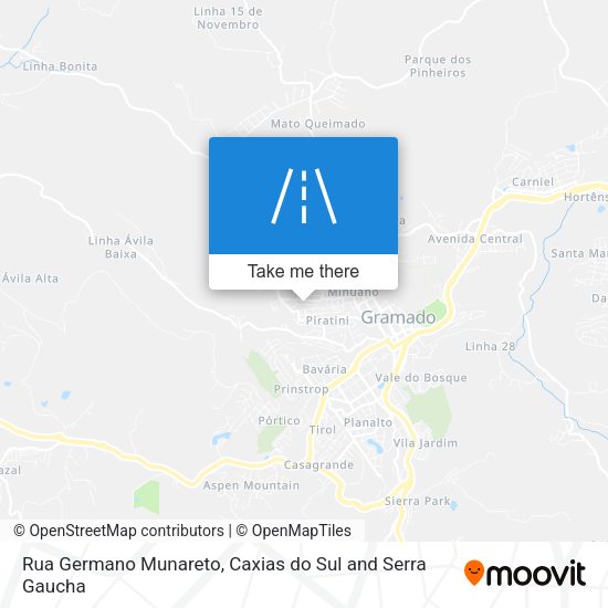 Rua Germano Munareto map
