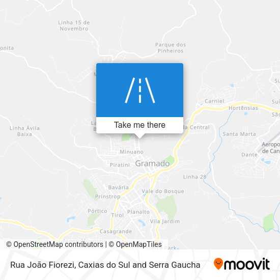 Rua João Fiorezi map