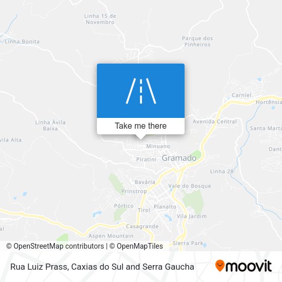 Rua Luiz Prass map