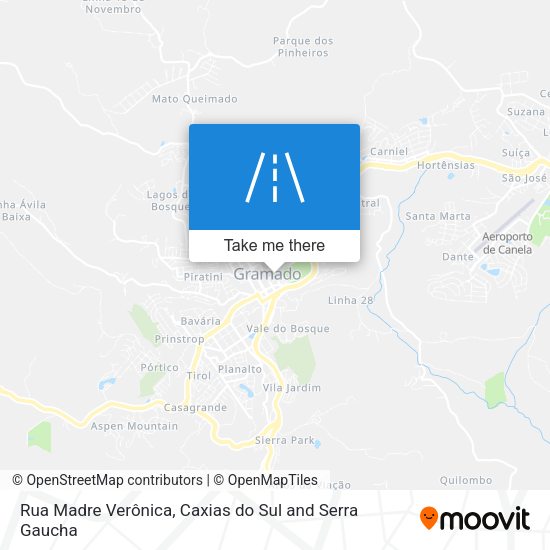 Rua Madre Verônica map