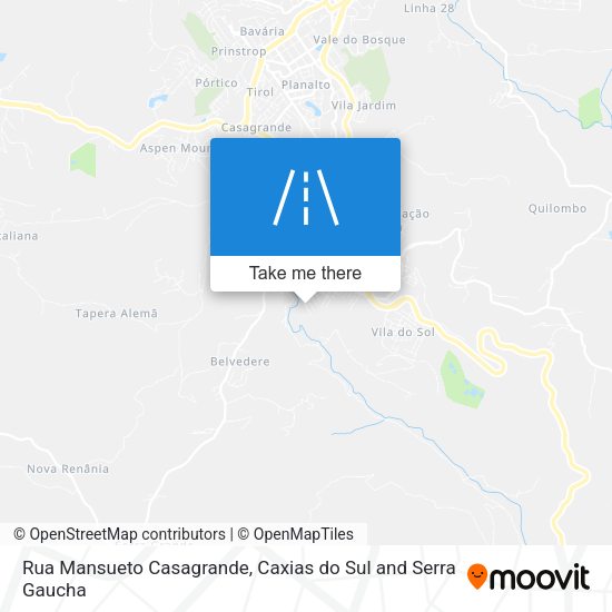 Rua Mansueto Casagrande map