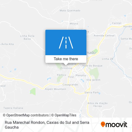 Rua Marechal Rondon map