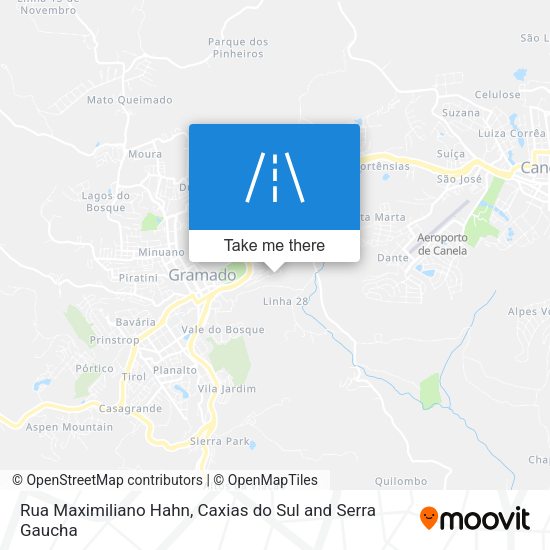 Rua Maximiliano Hahn map