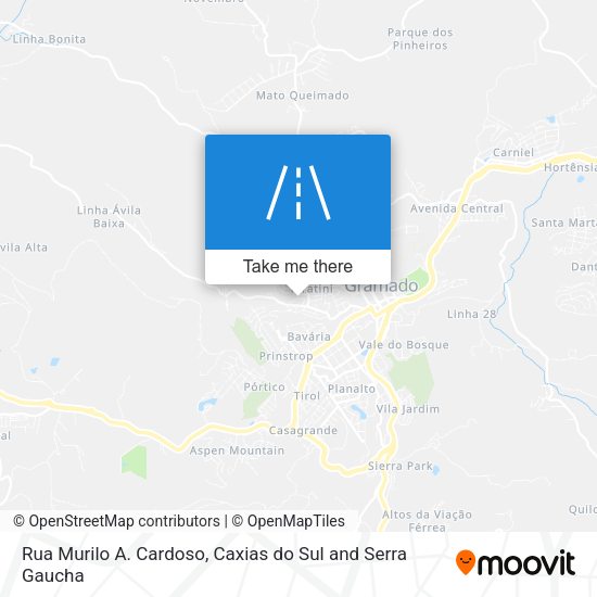 Rua Murilo A. Cardoso map