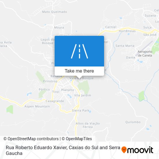 Rua Roberto Eduardo Xavier map