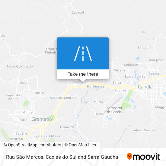 Rua São Marcos map