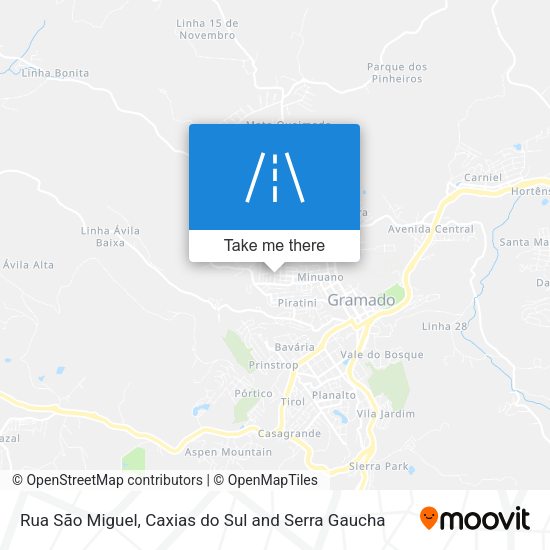 Rua São Miguel map