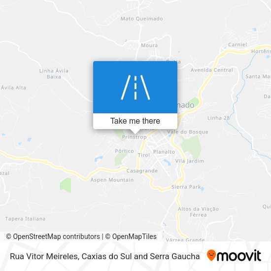 Rua Vitor Meireles map