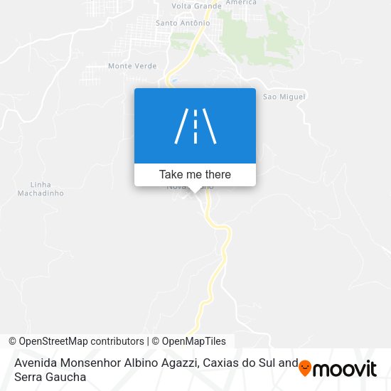 Avenida Monsenhor Albino Agazzi map