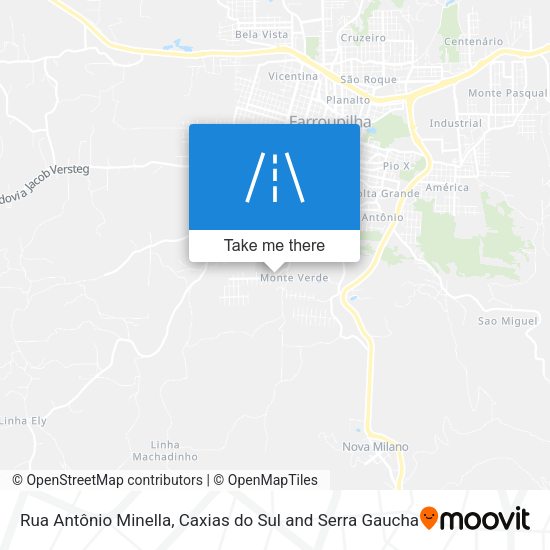 Rua Antônio Minella map
