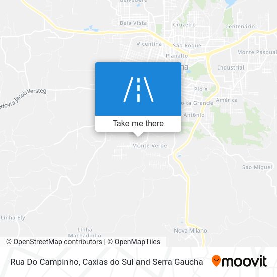 Rua Do Campinho map