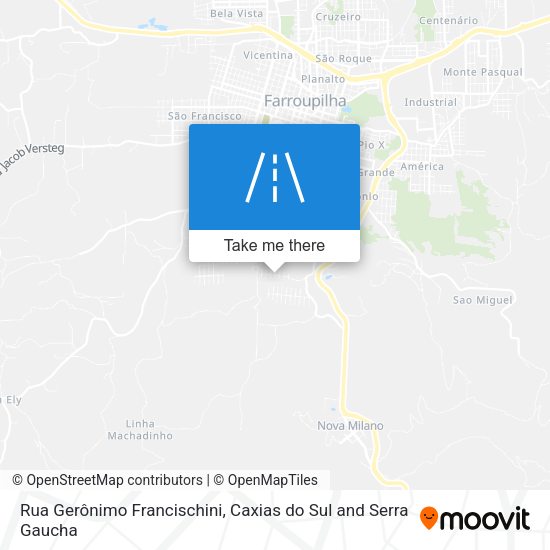 Rua Gerônimo Francischini map