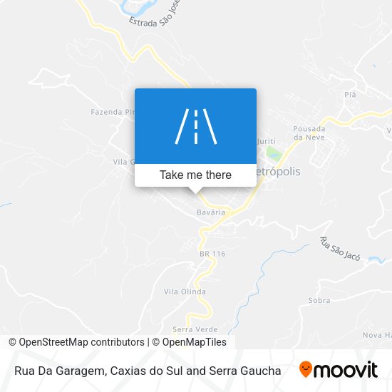 Rua Da Garagem map