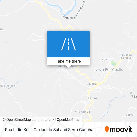 Rua Lidio Kehl map