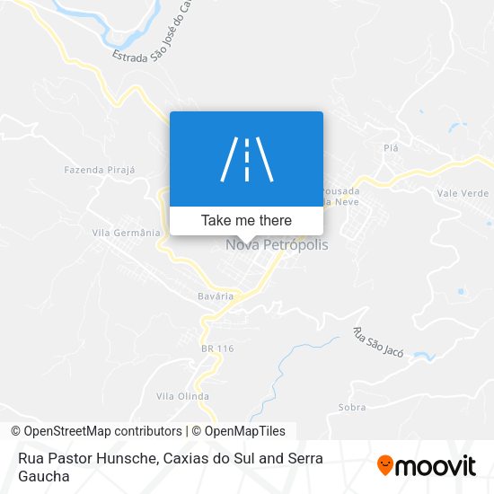 Rua Pastor Hunsche map