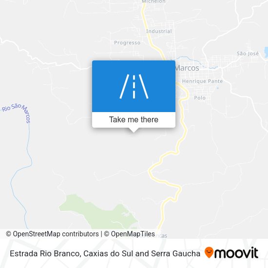 Estrada Rio Branco map