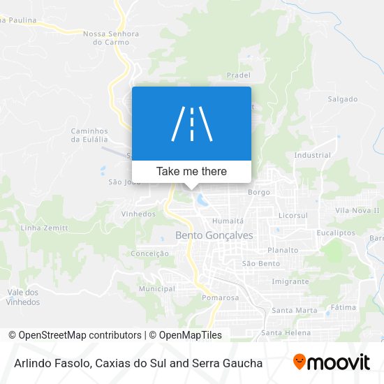 Arlindo Fasolo map