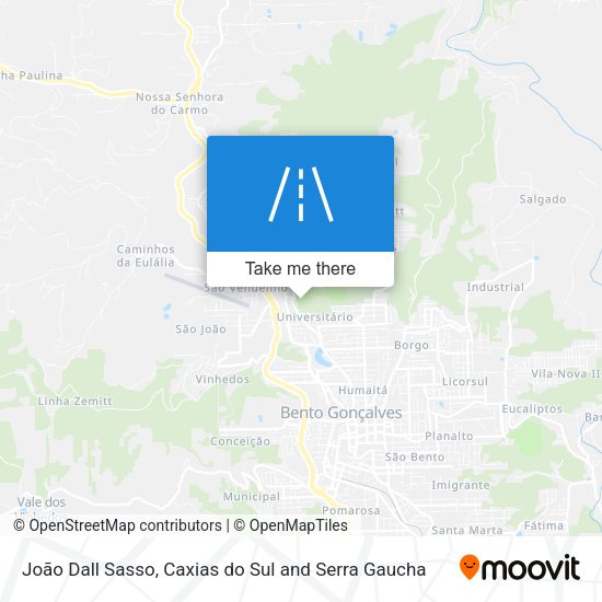 João Dall Sasso map