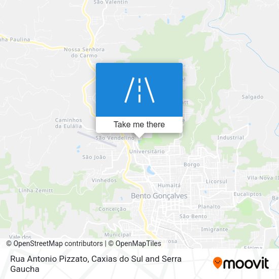 Rua Antonio Pizzato map
