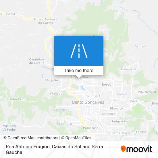 Rua Antônio Fragion map