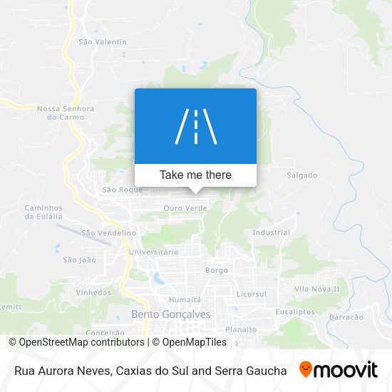 Rua Aurora Neves map