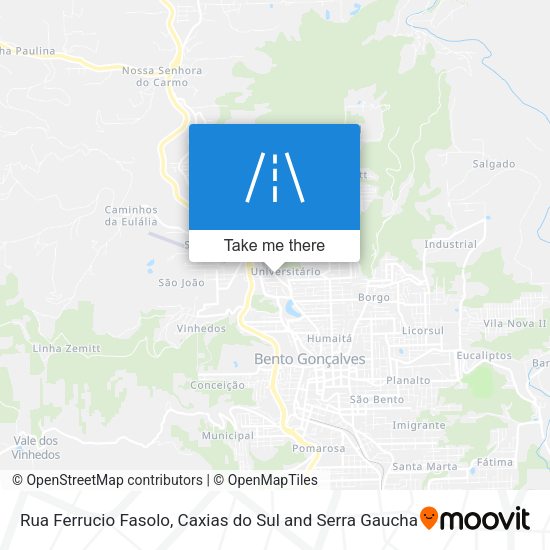 Rua Ferrucio Fasolo map