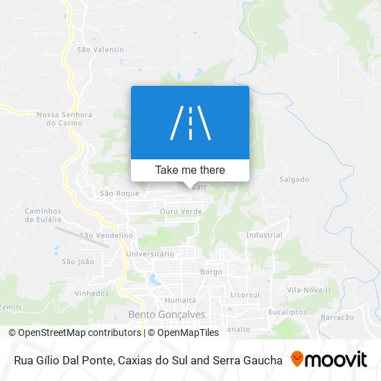 Rua Gílio Dal Ponte map