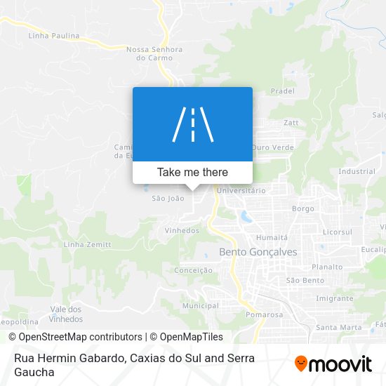 Rua Hermin Gabardo map