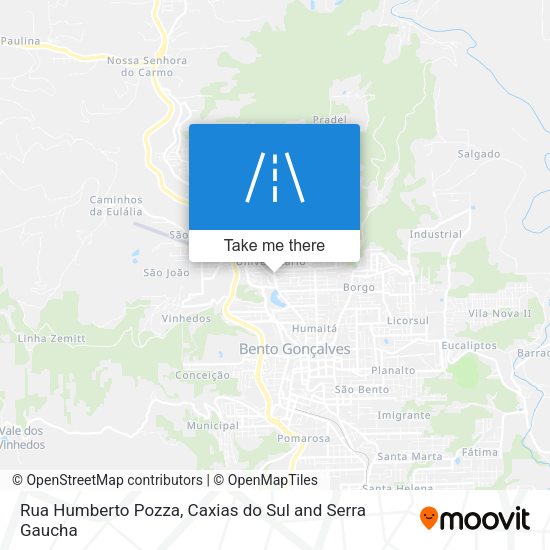 Rua Humberto Pozza map