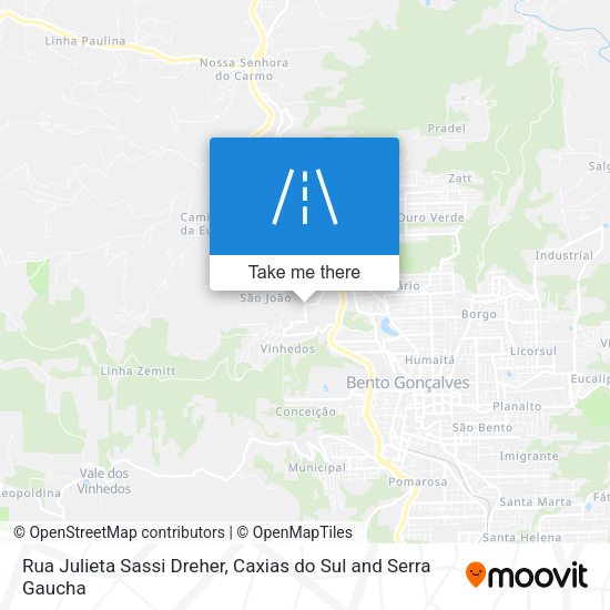 Rua Julieta Sassi Dreher map