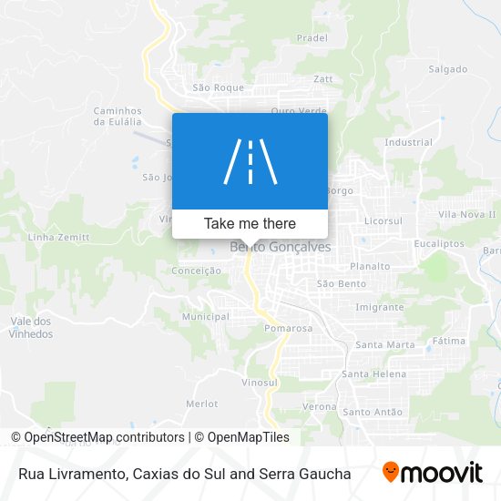 Rua Livramento map