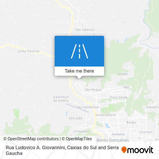 Rua Ludovico A. Giovannini map