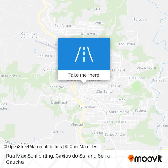 Rua Max Schlichting map