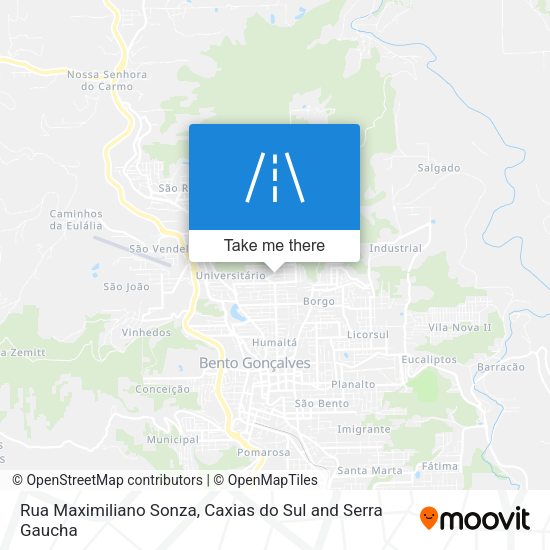 Rua Maximiliano Sonza map