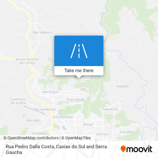 Rua Pedro Dalla Costa map