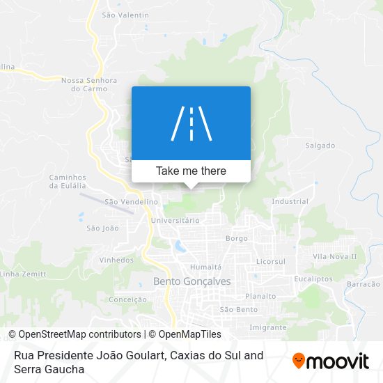 Rua Presidente João Goulart map
