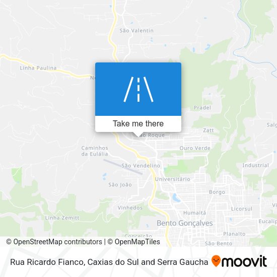 Rua Ricardo Fianco map