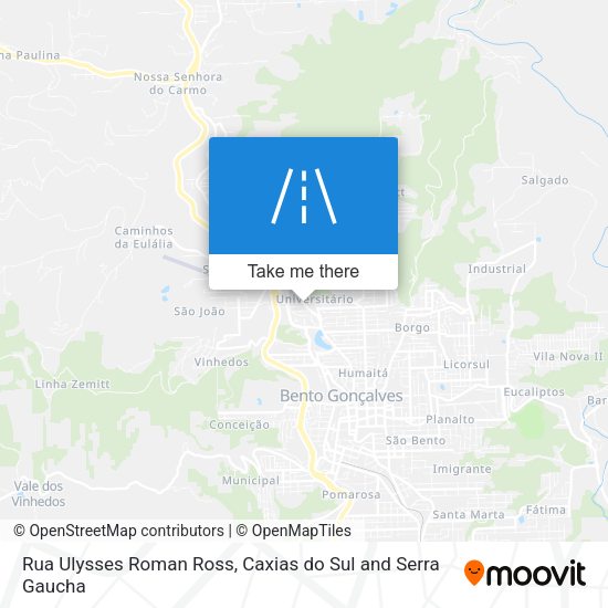 Rua Ulysses Roman Ross map
