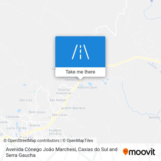 Avenida Cônego João Marchesi map