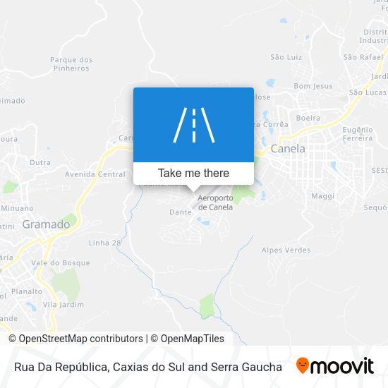 Rua Da República map